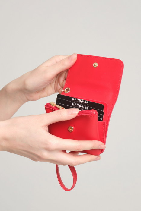 Zoozie Bags Cartera Mujer Mini Best Roja Piel PU